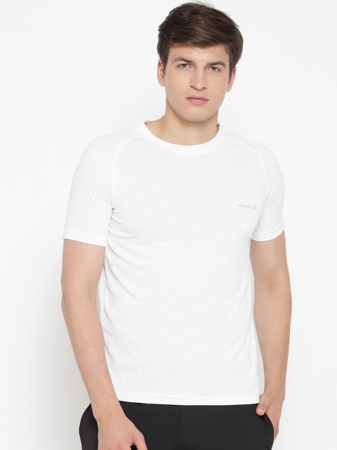 

Sweet Dreams Men White Self-Design Lounge T-shirt MT-1866A9