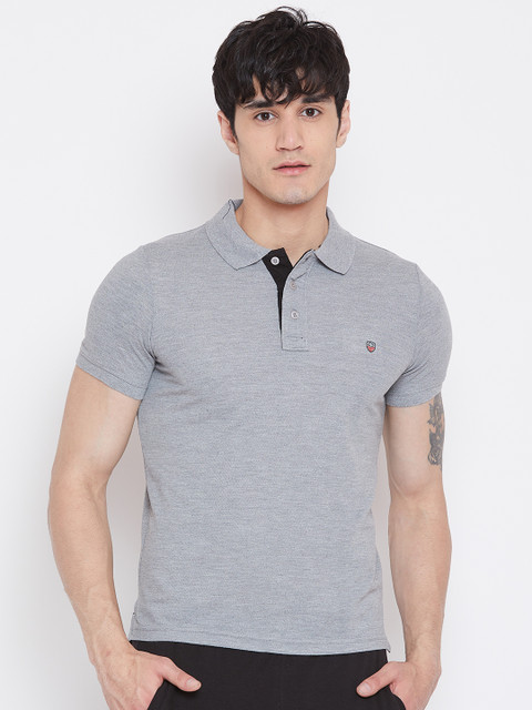 

Sweet Dreams Men Grey Melange Solid Lounge T-shirt MT-1803A9