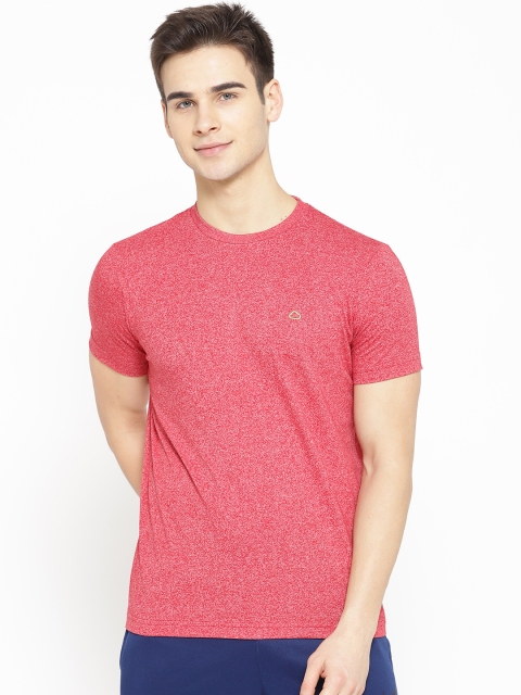 

Sweet Dreams Men Coral Red Solid Lounge T-shirt MT-183518