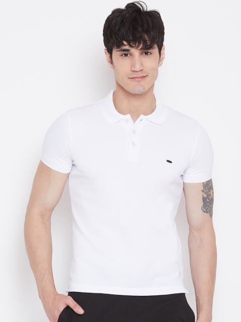 

Sweet Dreams Men White Solid Lounge T-shirt MT-1830A9