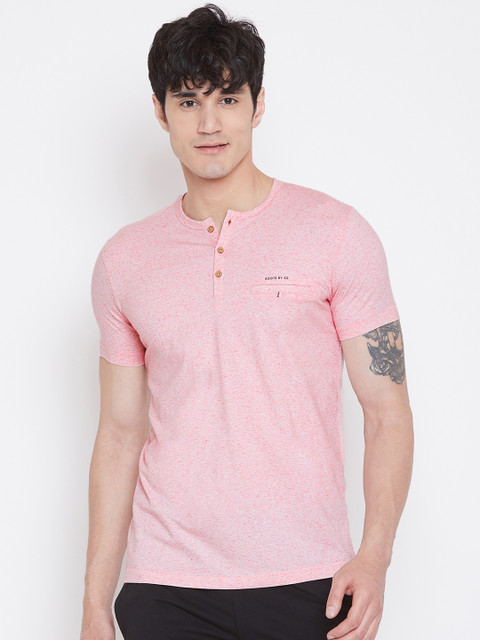 

Sweet Dreams Men Pink Solid Lounge T-shirt MT-1782A9