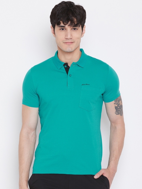 

Sweet Dreams Men Green Solid Lounge T-shirt MT-1802A9