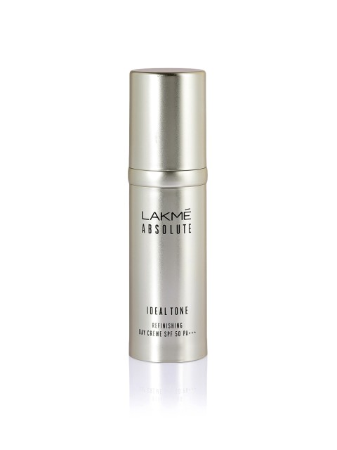 

Lakme Absolute Ideal Tone Refinishing SPF 50 Day Creme 30 ml, Off white