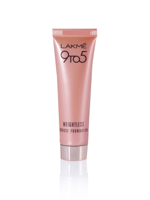 

Lakme 9to5 Weightless Mousse Foundation - Toffee 25g, Brown