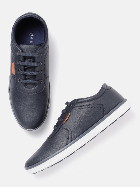 

Mast & Harbour Men Navy Blue Sneakers