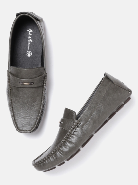 

Mast & Harbour Men Olive Green Driving Shoes