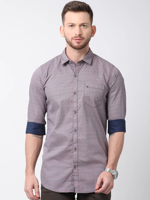 

NO NEXT Men Multicoloured Custom Tailored Fit Printed Casual Shirt, Multi