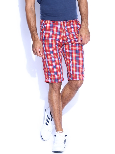 

Sports52 Wear Red & Blue Checked Shorts