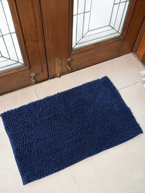 

Avira Home Blue Solid 1600GSM Microfiber Chennile Doormat