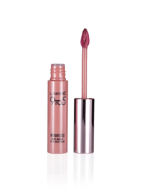 Lakme 9 to 5 Weightless Mousse Lip & Cheek Color - Pink Lace