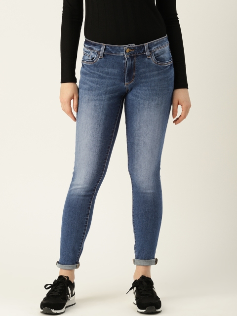 

Allen Solly Woman Blue Slim Fit Mid-Rise Clean Look Stretchable Jeans