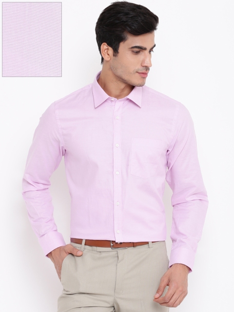 

Blackberrys Men Pink Slim Fit Solid Formal Shirt