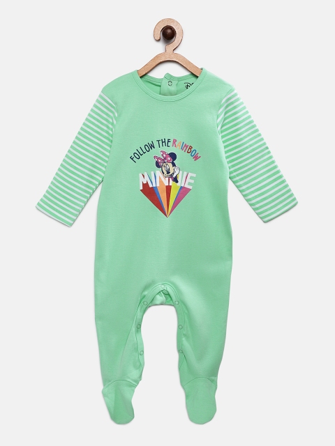 

Tambourine Girls Green Disney Printed Romper