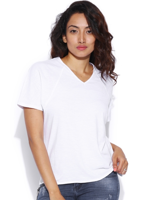 

Tokyo Talkies White Pure Cotton Top