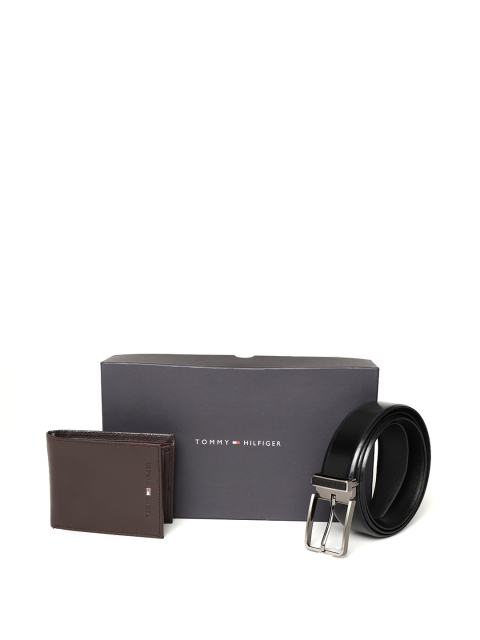 

Tommy Hilfiger Men Coffee Brown Accessory Gift Set