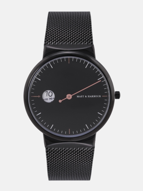 

Mast & Harbour Unisex Black Analogue Watch MFB-PN-MF0182G.02
