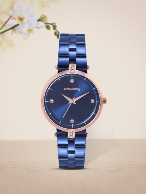 

DressBerry Women Navy Blue Analogue Watch