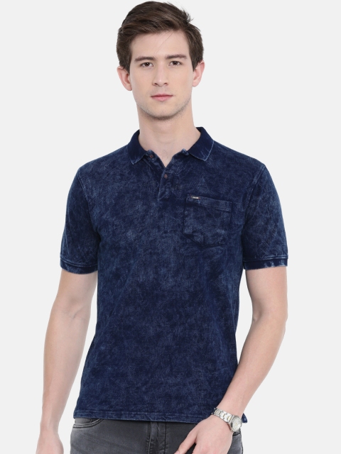 

Lee Cooper Men Navy Dyed Round Neck T-shirt, Navy blue