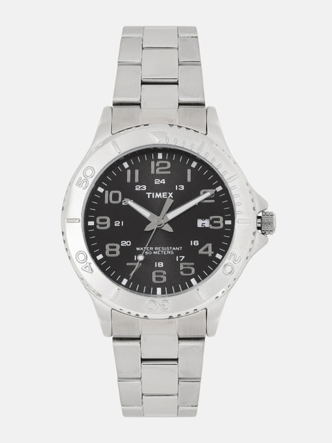 

Timex Women Black Analogue Watch T2P391