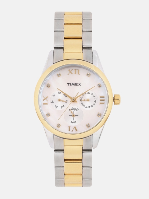 

Timex Men White Analogue Watch TW000W204