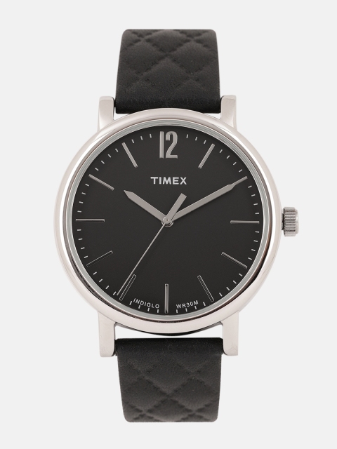 

Timex Men Black Solid Analogue Watch TW2P71100