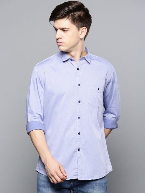 

Louis Philippe Sport Men Blue Slim Fit Solid Casual Shirt