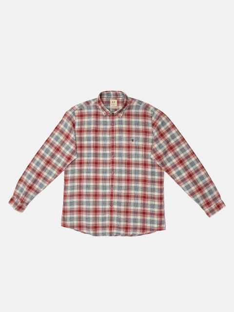 

Louis Philippe Sport Men Red Slim Fit Checked Casual Shirt