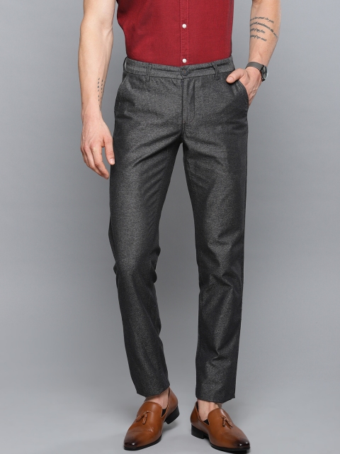 

Louis Philippe Sport Men Grey Solid Chinos