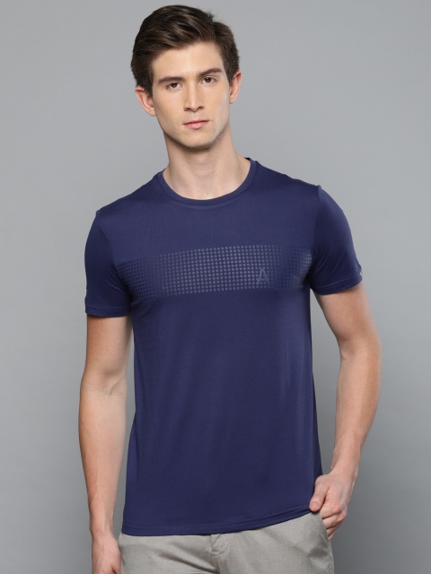 

Louis Philippe Sport Men Blue Printed Round Neck T-shirt