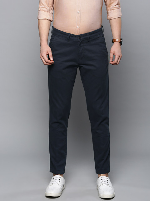 

Louis Philippe Sport Men Blue Slim Fit Self Design Chinos