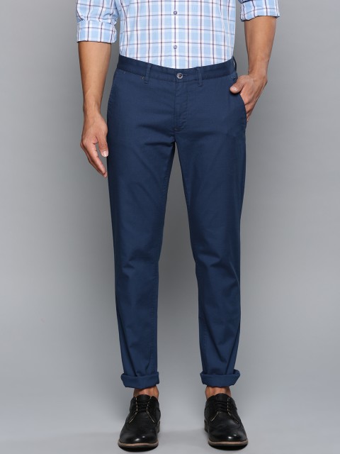 

Louis Philippe Sport Men Blue Slim Fit Solid Regular Trousers