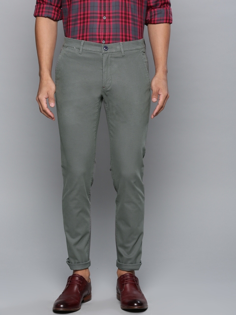 

Louis Philippe Sport Men Grey Slim Fit Solid Regular Trousers