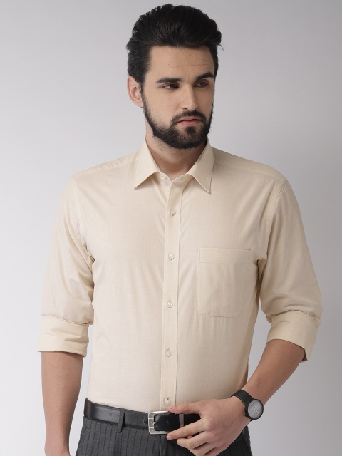 

Raymond Men Beige Slim Fit Solid Formal Shirt