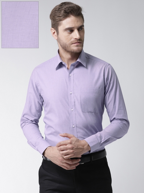 

Raymond Men Lavender Slim Fit Solid Formal Shirt