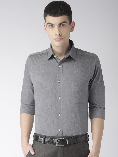 

Raymond Men Charcoal Slim Fit Solid Formal Shirt