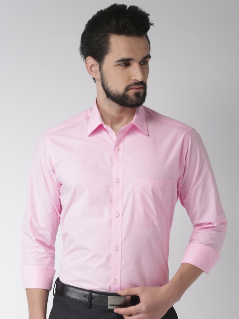 

Raymond Men Pink Slim Fit Solid Formal Shirt