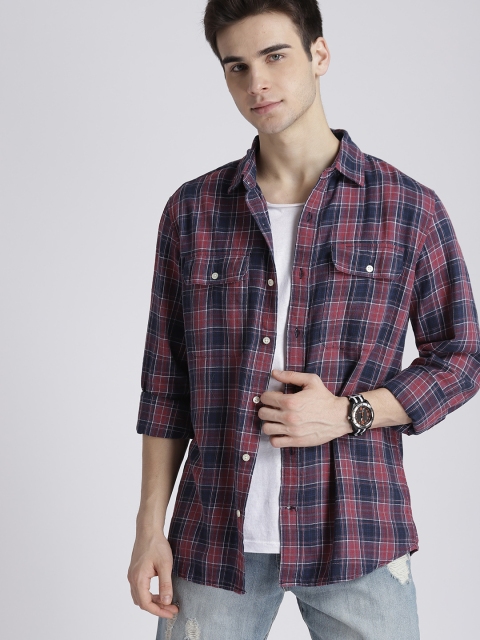 

GAP Men's Oxford Shirt, Rust