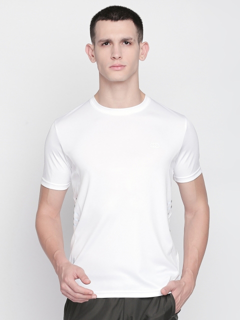 

Ajile by Pantaloons Men White Solid Round Neck T-shirt