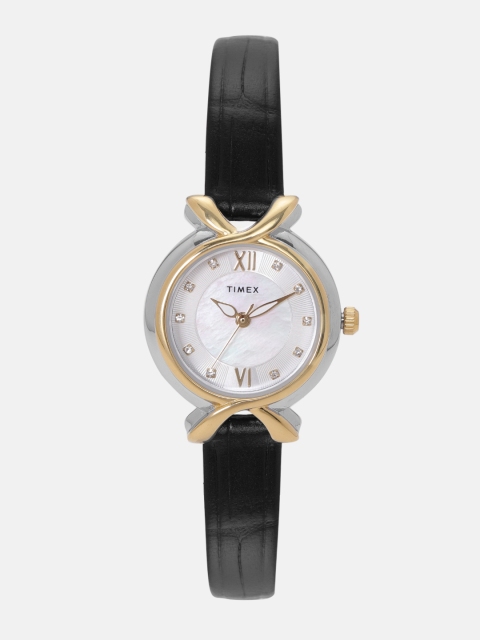 

Timex Women Silver-Toned Analogue Watch TW0TL9402