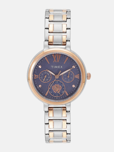 

Timex Women Navy Blue Analogue Watch TWEL11705