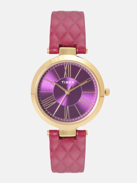 

Timex Women Purple Analogue Watch TWEL11802