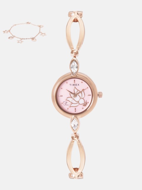 

Timex Women Watch Gift Set, Pink