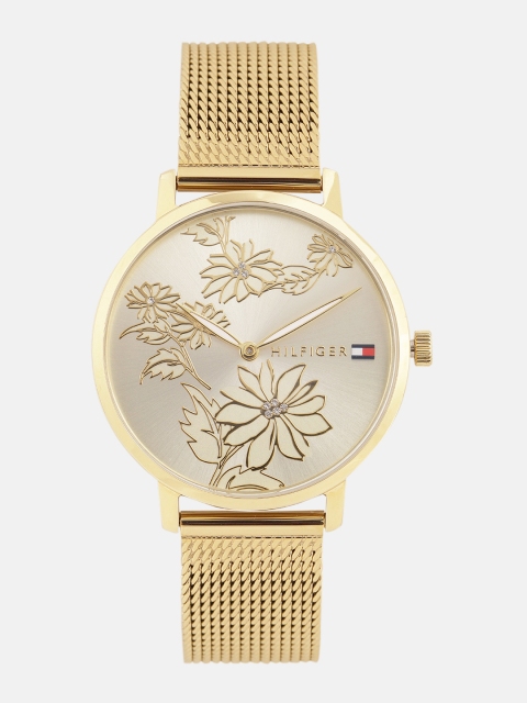 

Tommy Hilfiger Women Gold-Toned Embellished Analogue Watch TH1781921W