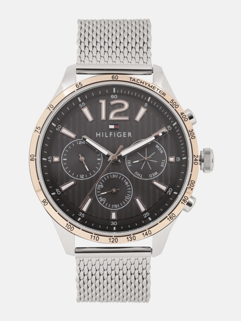 

Tommy Hilfiger Men Grey Patterened Analogue Watch TH1791466W