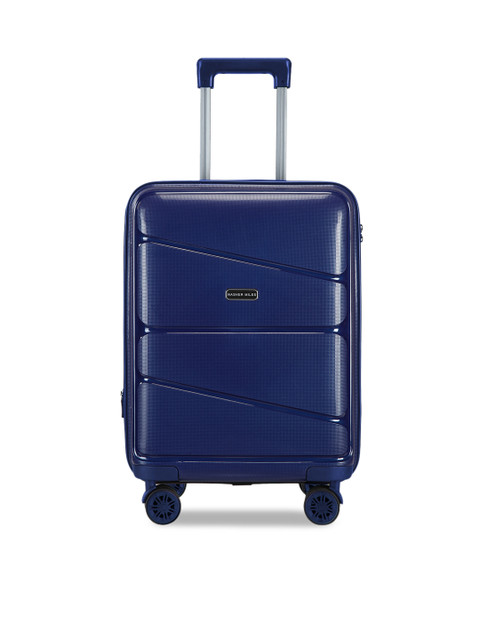 

Nasher Miles Unisex Navy Blue Patterned Hard-Sided Large Trolley Bag