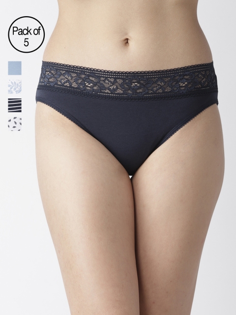

Marks & Spencer Women Pack of 5 Briefs T614780, Blue