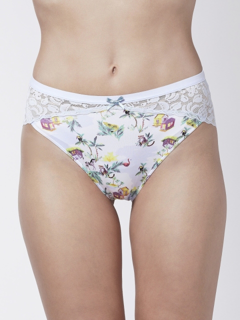 

Marks & Spencer Women Blue Printed Lace Briefs T616926P