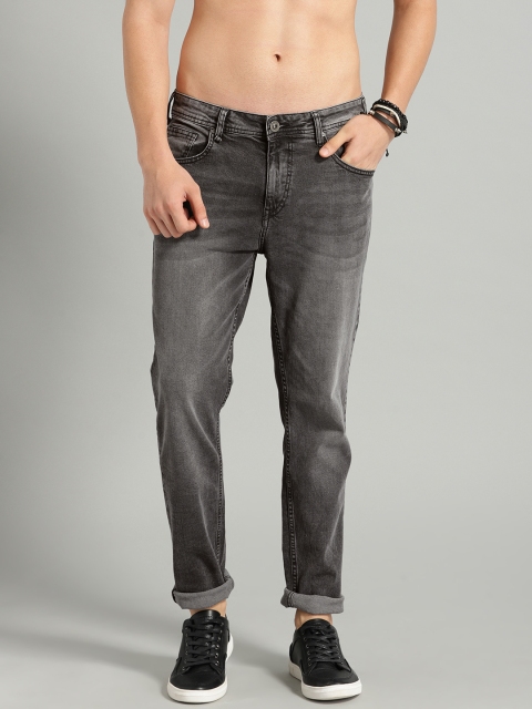 

Roadster Men Grey Skinny Fit Mid-Rise Clean Look Stretchable Jeans