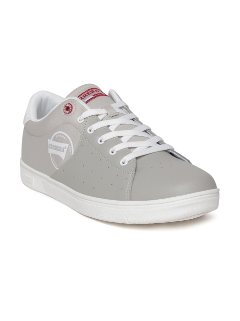 

Carrera Men Grey Perforated Sneakers