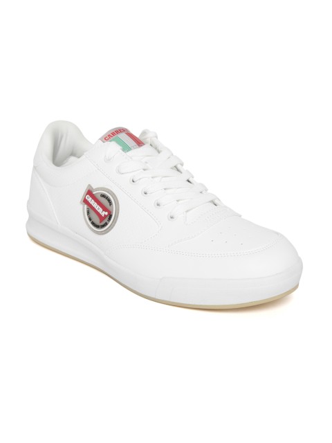 

Carrera Men White Perforated Casual Sneakers
